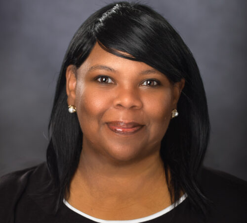 Headshot photo of Jomesha McFadden smiling